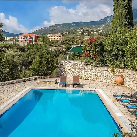 Endearing Kefalonia 3 Bedrooms Afrato Sea View Private Pool Wonderful Sea View Trapezaki Villa *