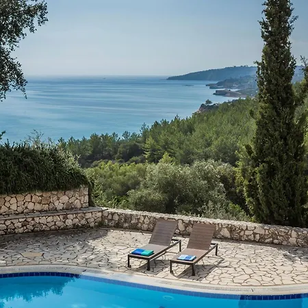 Endearing Kefalonia 3 Bedrooms Afrato Sea View Private Pool Wonderful Sea View Trapezaki