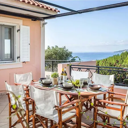 Endearing Kefalonia 3 Bedrooms Afrato Sea View Private Pool Trapezaki (Kefalonia)